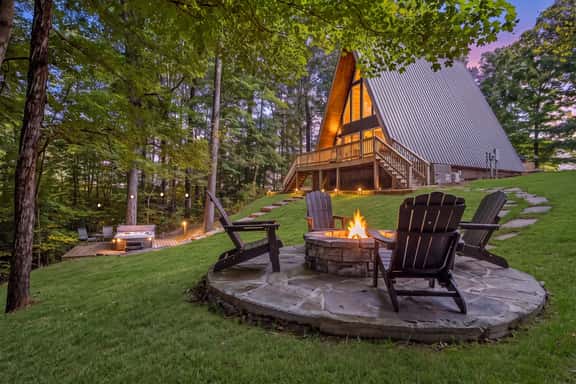 Cozy A-Frame • Hot Tub • Firepit • 30 min to Nash - Image 1